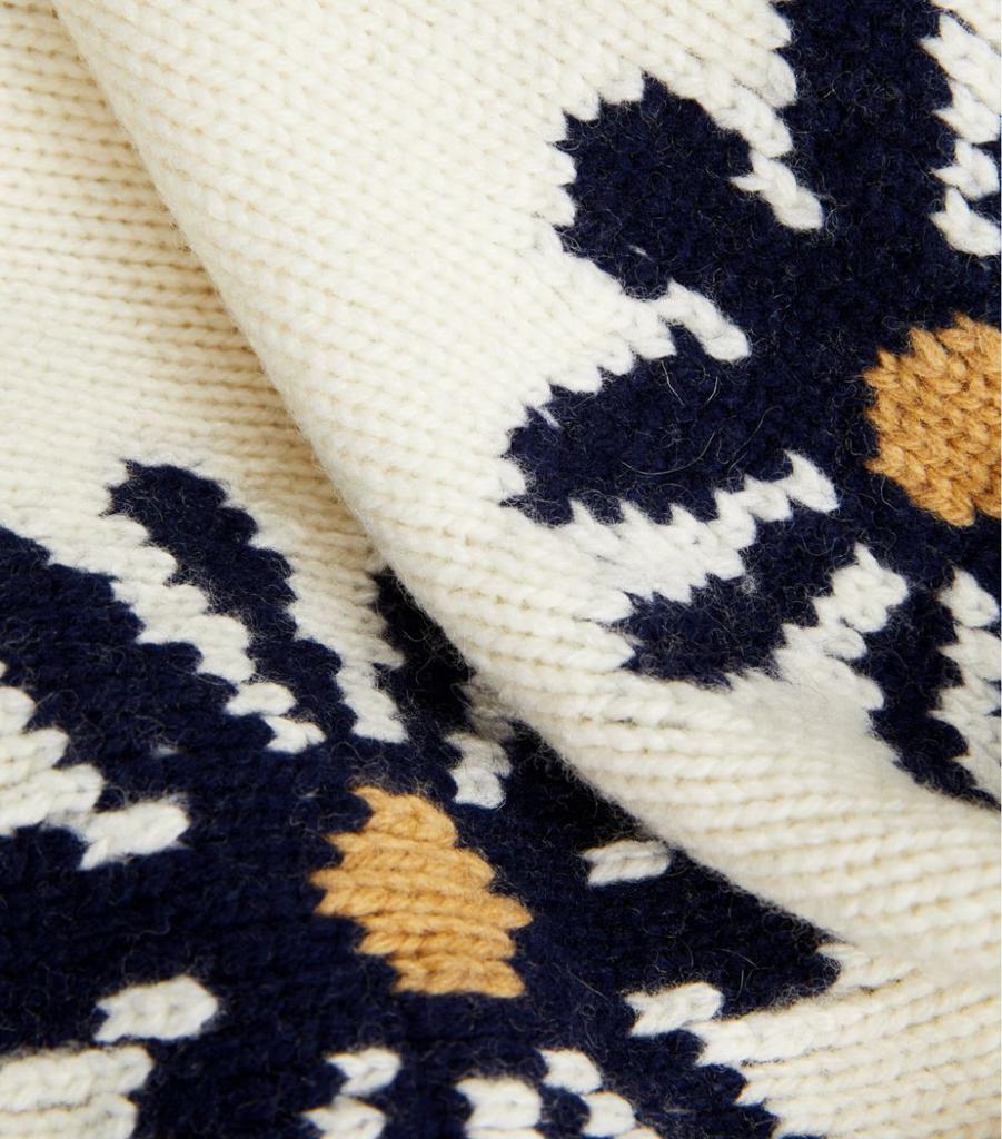 Floral Knit Sweater商品第5张图片规格展示