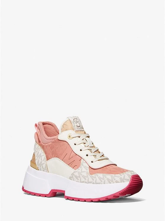 商品Michael Kors|Muse Mixed-Media Trainer,价格¥595,第1张图片