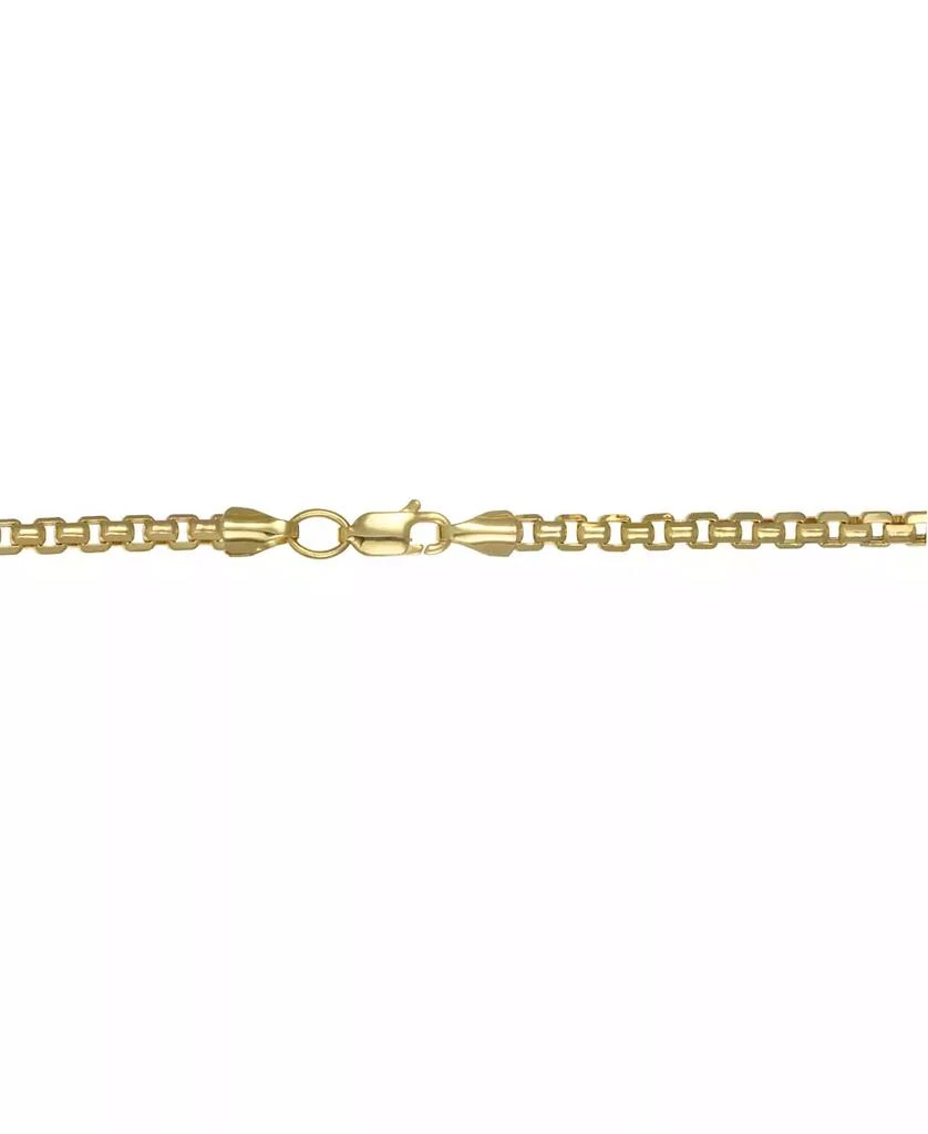 商品Italian Gold|18" Round Box Link Chain Necklace (1-1/2 mm) in 14k Gold,价格¥10799,第4张图片详细描述