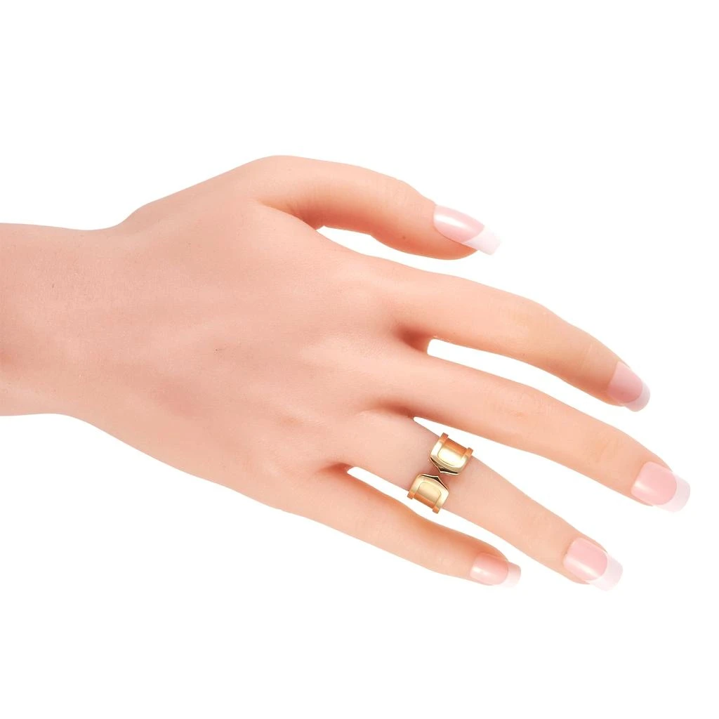 商品[二手商品] Cartier|Cartier Double C 18K Yellow Gold Wide Band Ring,价格¥10671,第5张图片详细描述