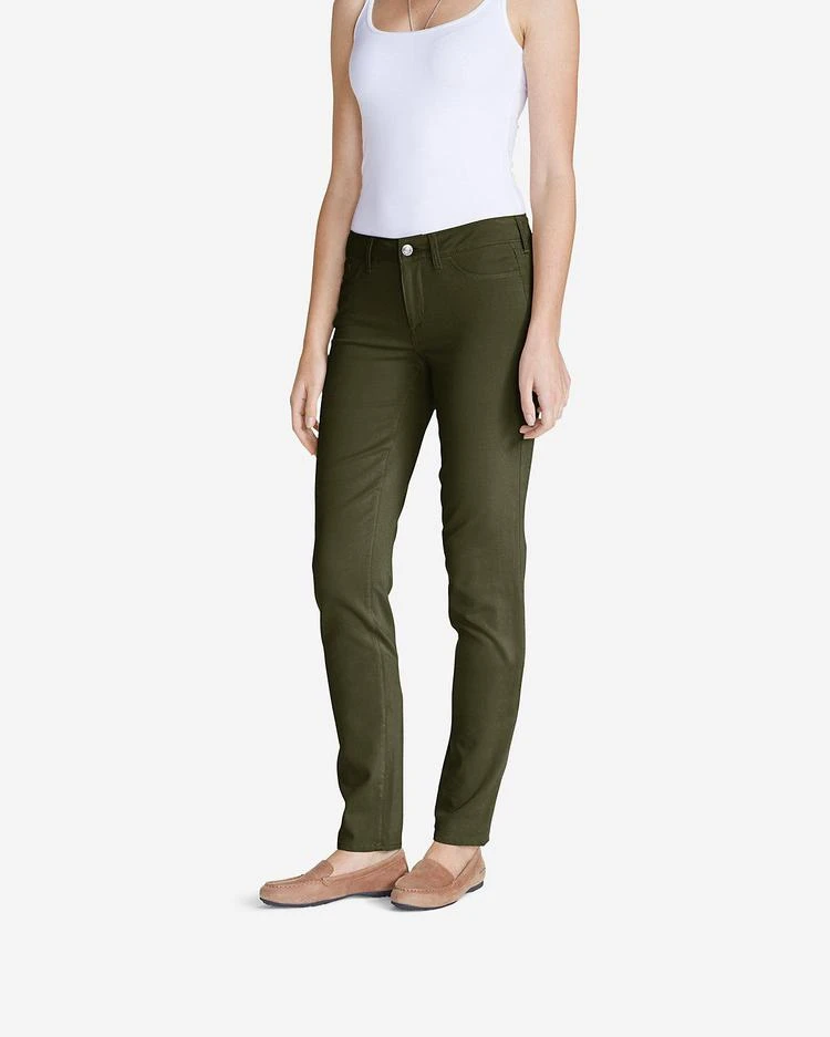 商品Eddie Bauer|Women&#39;s Elysian Twill Slim Straight Jeans - Slightly Curvy,价格¥409,第4张图片详细描述