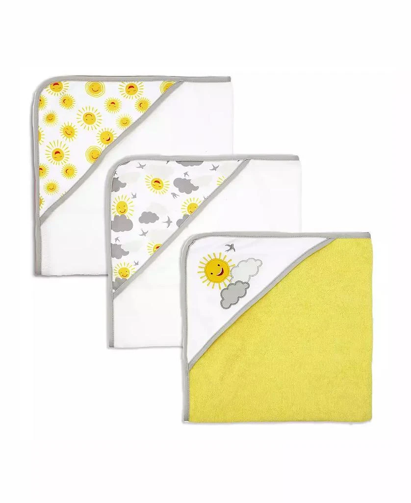 商品3 Stories Trading|Baby Boys and Girls Hooded Towels, Pack of 3,价格¥188,第1张图片