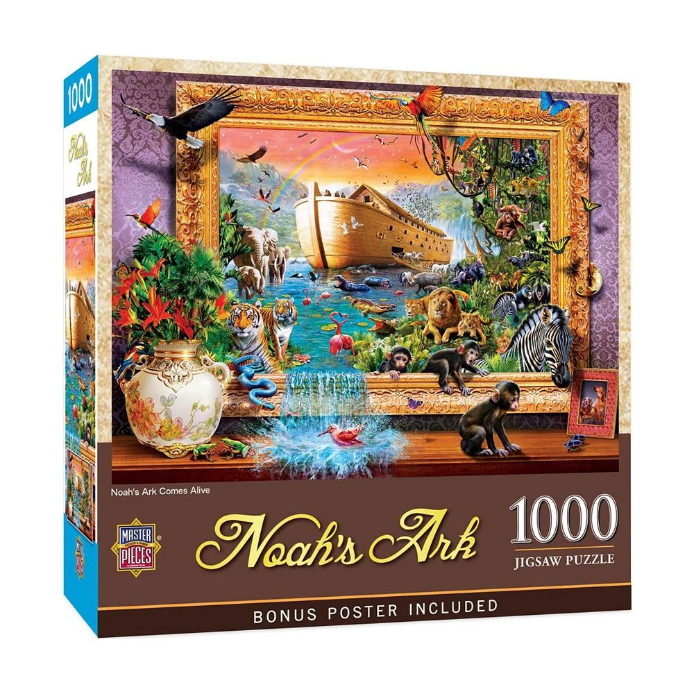商品MasterPieces Puzzles|Inspirational - Noah's Ark Comes Alive 1000 Piece Adult Jigsaw Puzzle,价格¥164,第1张图片