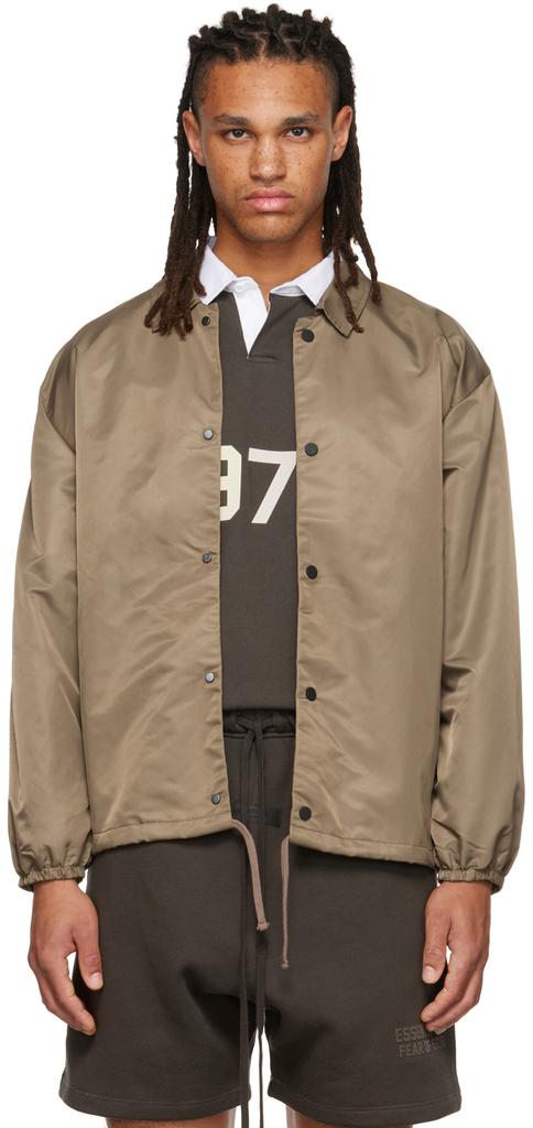 Brown '1977' Jacket商品第1张图片规格展示