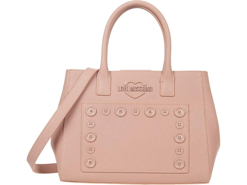 商品Moschino|Borsa Vitello Saffiano Satchel,价格¥1080,第1张图片