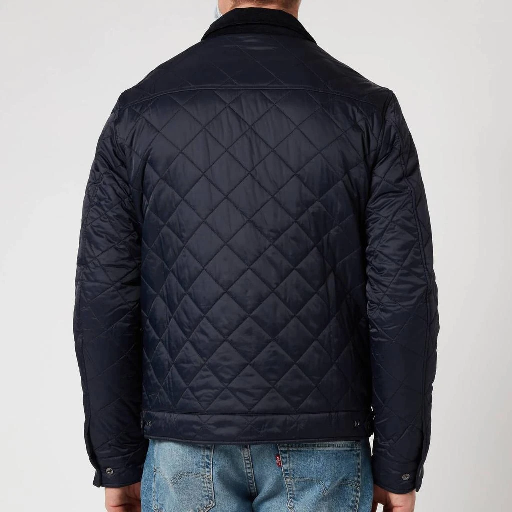 商品Barbour|Barbour Heritage Tartan Men's Lemal Quilted Jacket - Navy,价格¥619,第2张图片详细描述