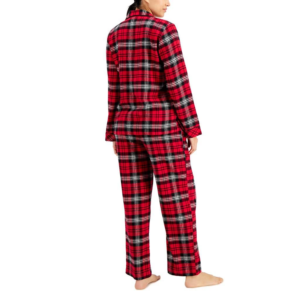 商品Charter Club|Printed Cotton Flannel Pajama Set, Created for Macy's,价格¥312,第2张图片详细描述