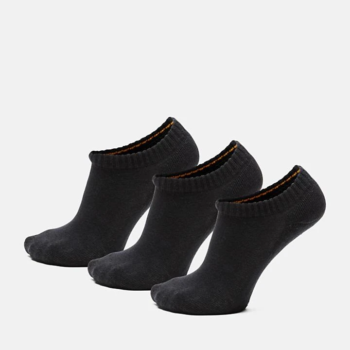 商品Timberland|Three Pack Stratham Core No-Show Socks for Women in Black,价格¥111,第1张图片