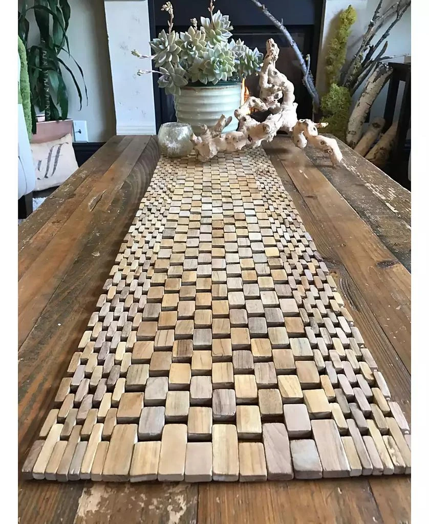 商品Hip-o Modern Living|Teak Table Runner,价格¥395,第5张图片详细描述