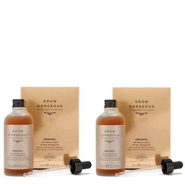 商品Grow Gorgeous|Grow Gorgeous Supersize Hair Density Serum Original Duo 2 x 90ml (Worth $100.00),价格¥730,第1张图片