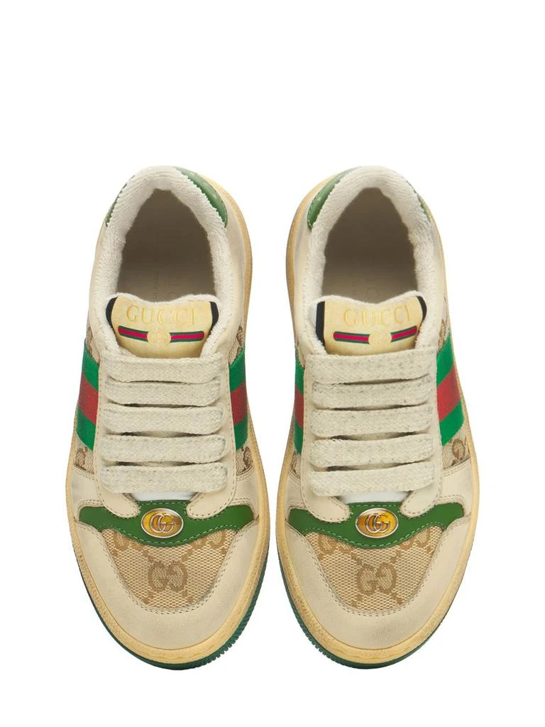 商品Gucci|Gg Canvas Sneakers W/ Web Detail,价格¥4056,第1张图片