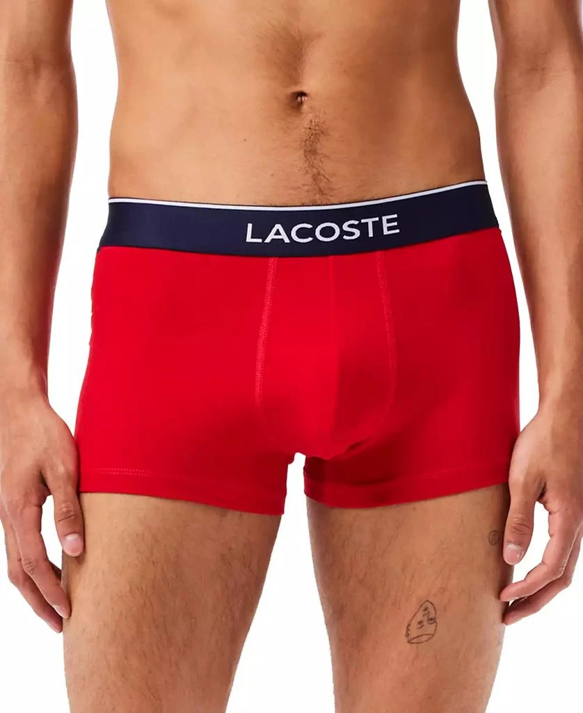 商品Lacoste|Lactose Men's 3-Pack Lifestyle All Over Print Trunks,价格¥315,第4张图片详细描述