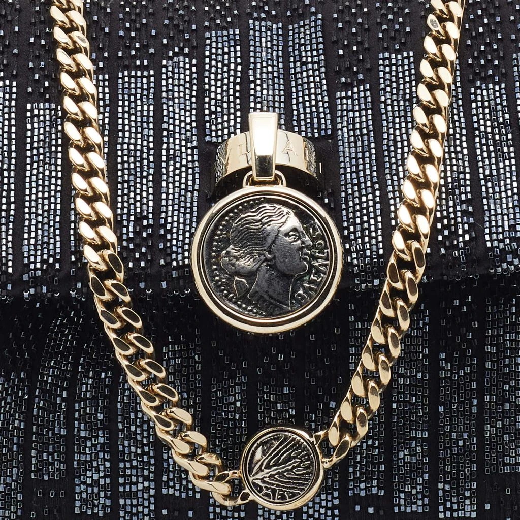 商品[二手商品] BVLGARI|Bvlgari Black Satin Beads Embellished Monette Chain Shoulder Bag,价格¥5991,第5张图片详细描述