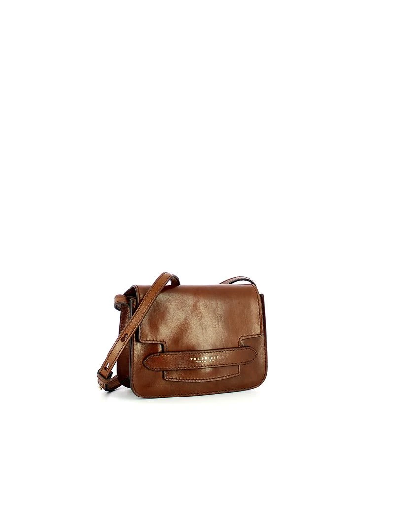 商品The Bridge|Brown Leather Lucrezia Crossbody Bag,价格¥1464,第4张图片详细描述