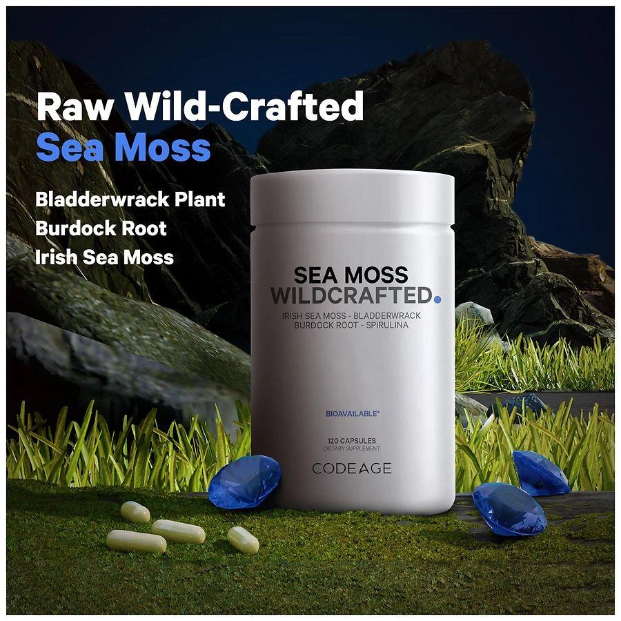 商品Codeage|Wildcrafted Sea Moss,价格¥262,第2张图片详细描述