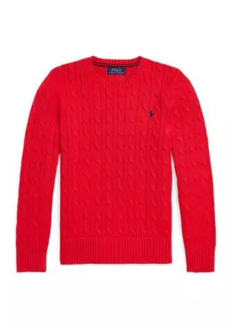 商品Ralph Lauren|男童绞花针织棉质毛衣,价格¥241,第1张图片详细描述