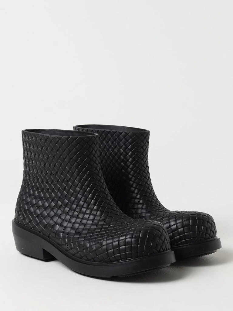 商品Bottega Veneta|Bottega Veneta Fireman ankle boots in woven rubber,价格¥6421,第2张图片详细描述