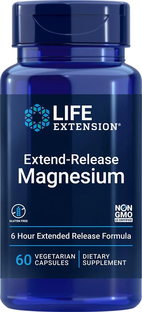 商品Life Extension|Life Extension Extend-Release Magnesium (60 vegetarian capsules),价格¥71,第1张图片