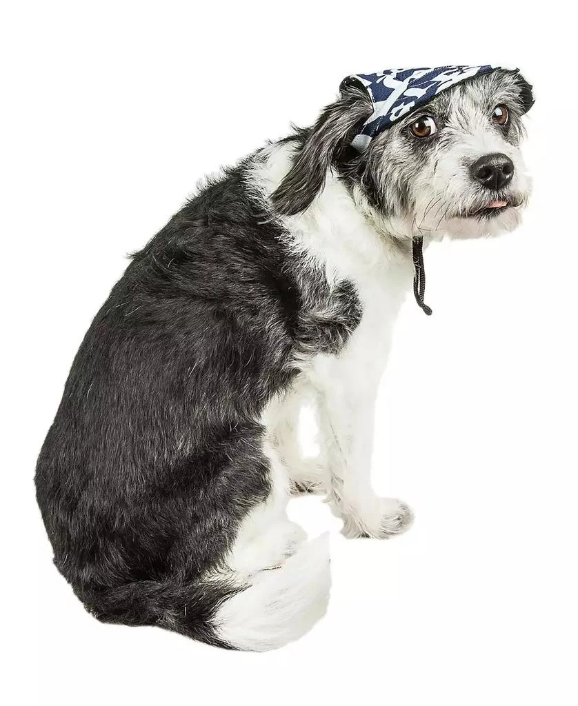 商品Pet Life|'Bone Cappa' Graffiti Sculptured UV Protectant Adjustable Dog Hat Cap,价格¥120,第4张图片详细描述