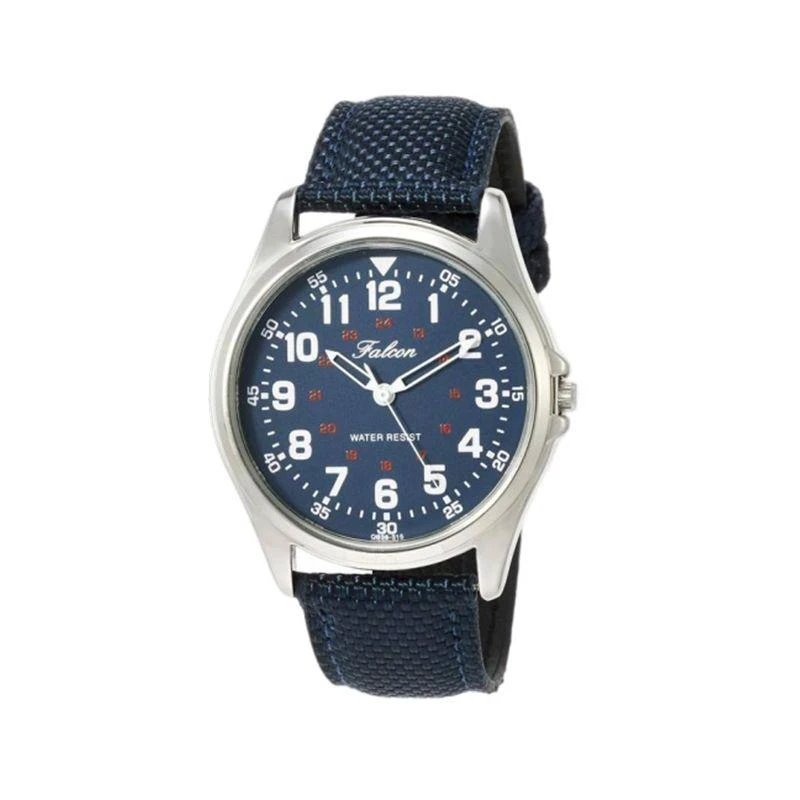 商品Citizen|日本直邮CITIZEN Q&Q西铁城手表模拟防水皮带男士海军QB38-315,价格¥321,第1张图片