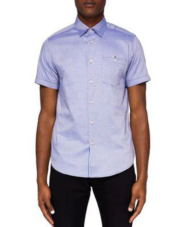 商品Ted Baker London|Wallo Regular Fit Oxford Button-Down Shirt,价格¥822,第1张图片