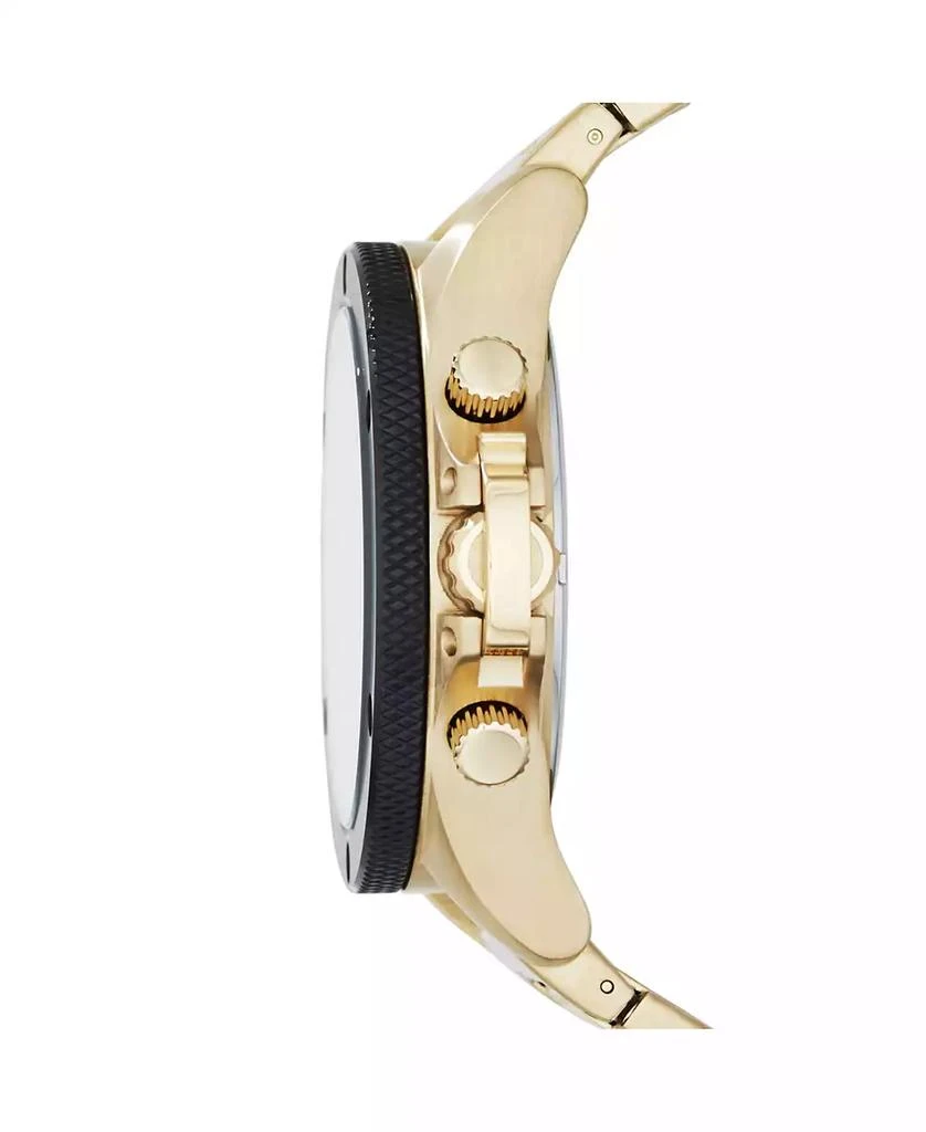 商品Armani Exchange|Men's Chronograph Gold Tone Stainless Steel Bracelet Watch 48mm,价格¥926,第3张图片详细描述