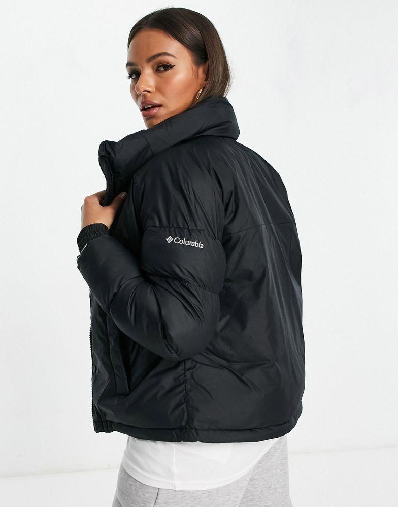 Columbia Pike Lake cropped puffer jacket in black商品第2张图片规格展示