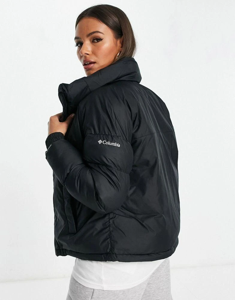 商品Columbia|Columbia Pike Lake cropped puffer jacket in black,价格¥541,第2张图片详细描述