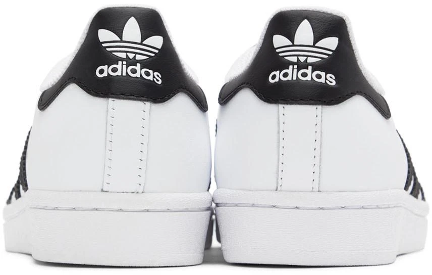 商品Adidas|Kids White & Black Superstar Big Kids Sneakers,价格¥338,第2张图片详细描述