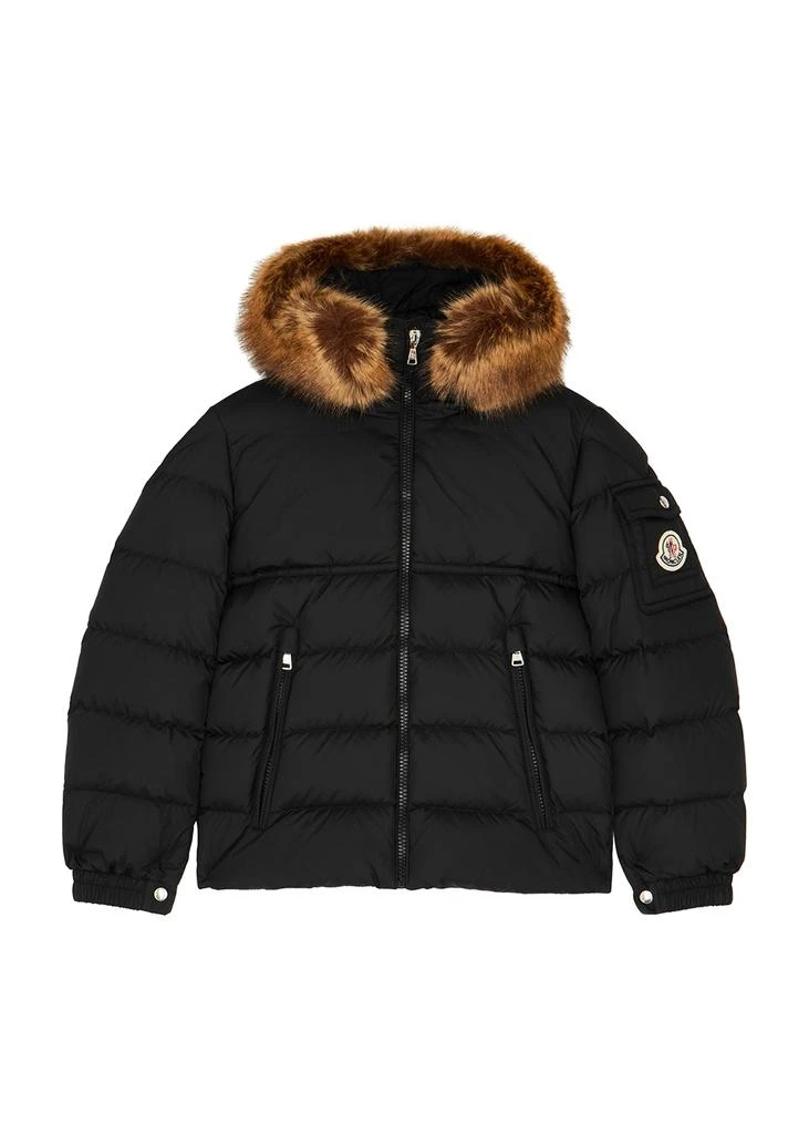 商品Moncler|KIDS New Byron faux fur-trimmed quilted shell jacket (8-10 years),价格¥5702,第1张图片