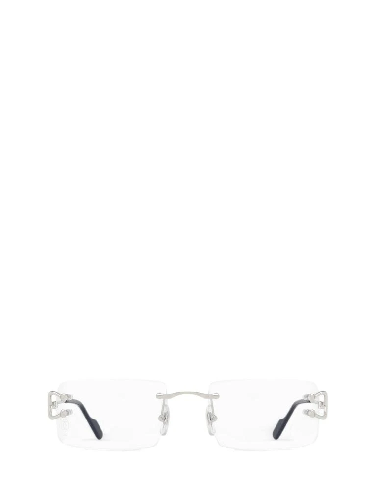 商品Cartier|Cartier Rectangle Frame Glasses,价格¥6053,第1张图片