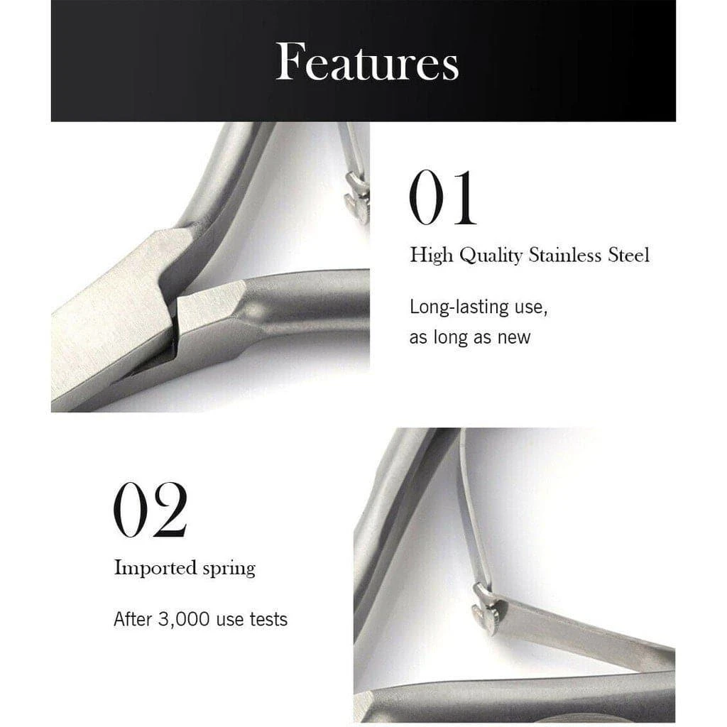 商品[国内直发] MODELONES|Professional Stainless Steel Nail Cuticle Nippers,价格¥60,第3张图片详细描述