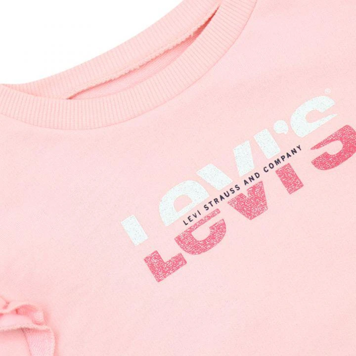 商品Levi's|Pink Ruffle Logo Sweatshirt,价格¥155,第2张图片详细描述