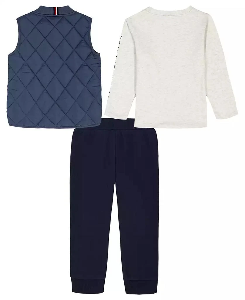 商品Tommy Hilfiger|Baby Boys 3-Piece T-shirt, Vest and Joggers Set,价格¥199,第2张图片详细描述