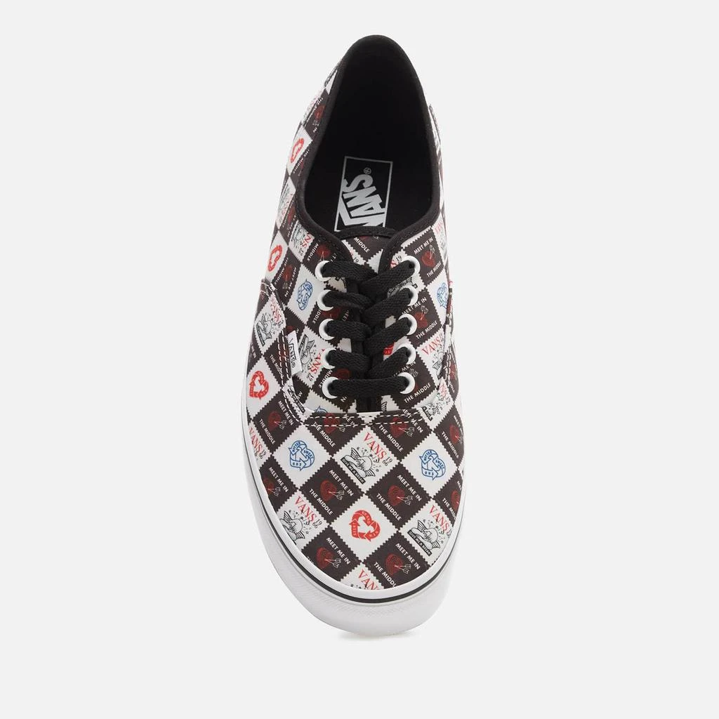 商品Vans|Vans Men's Love Letters Authentic Trainers - Black/True White,价格¥117,第3张图片详细描述