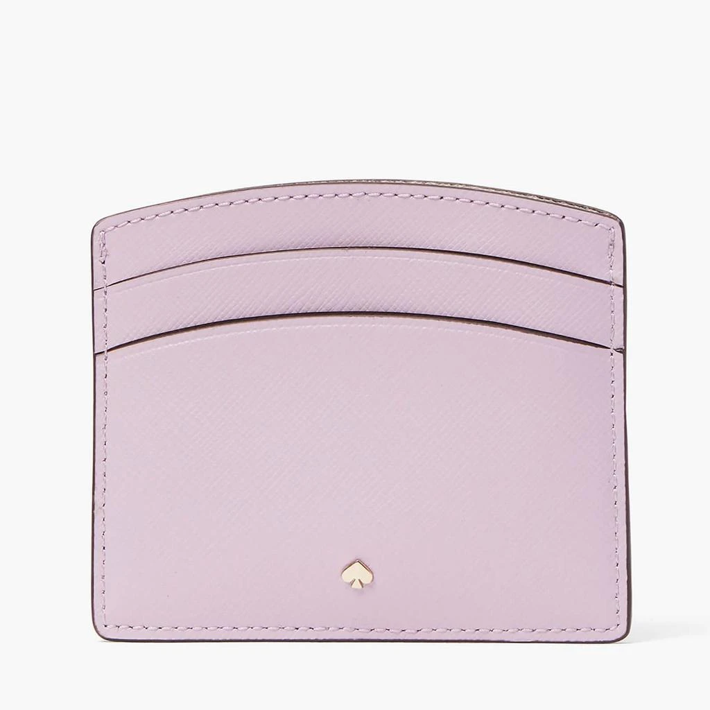 商品Kate Spade|Kate Spade New York Women's Spencer Saffiano Card Holder - Violet Mist,价格¥400,第2张图片详细描述