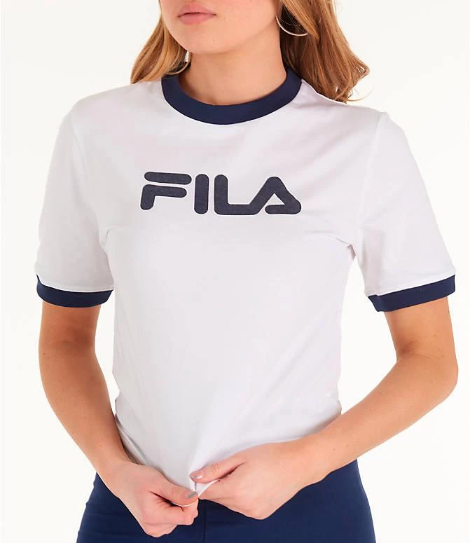 商品Fila|Women's Fila Tionne Cropped T-Shirt,价格¥112,第2张图片详细描述