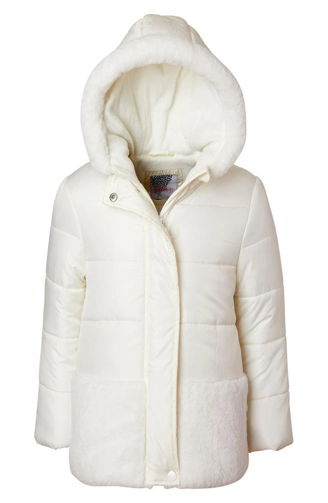 商品Kensie|Faux Fur Trimmed Puffer Jacket,价格¥166,第1张图片