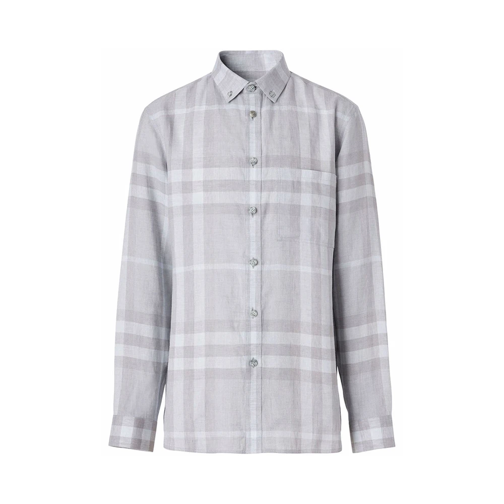 商品Burberry|BURBERRY 格纹男士衬衫 8050998,价格¥3117,第1张图片