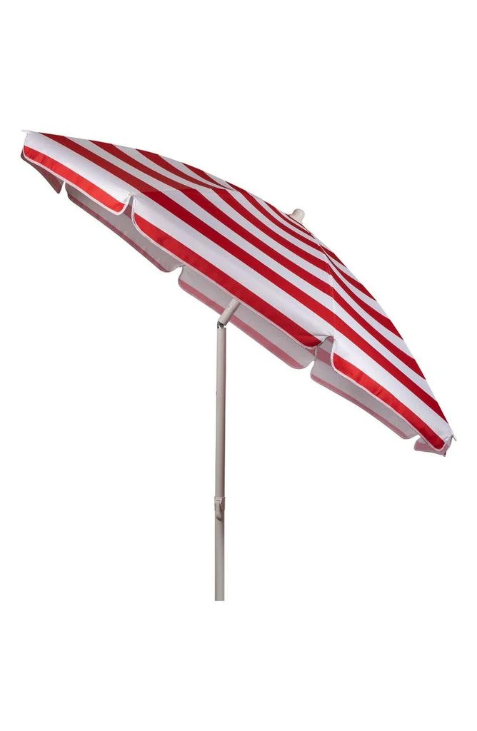 Red Cabana Stripe Portable Beach Umbrella 商品