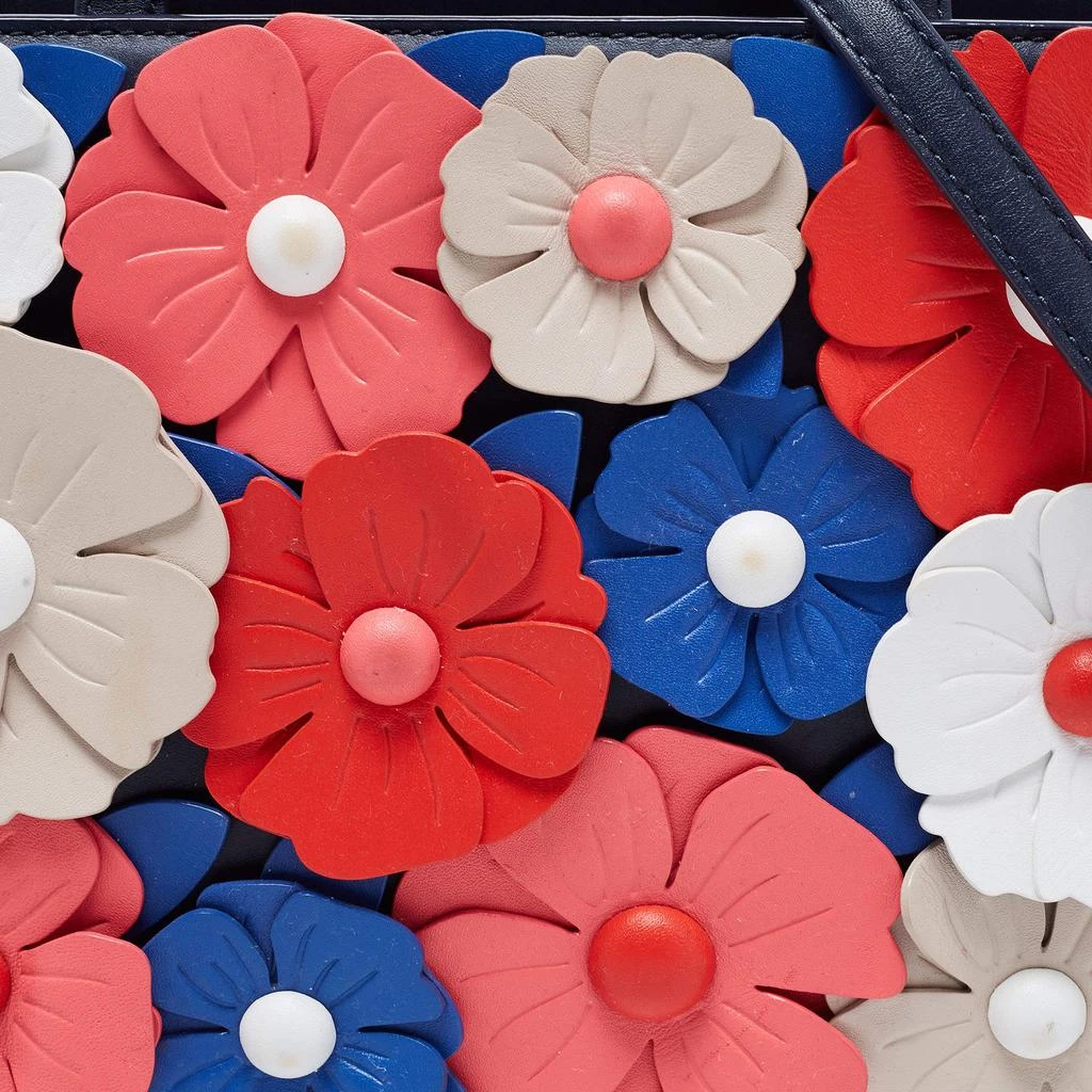 商品Kate Spade|Kate Spade Multicolor Leather Floral Applique Daisy Lane Sam Tote,价格¥1663,第5张图片详细描述