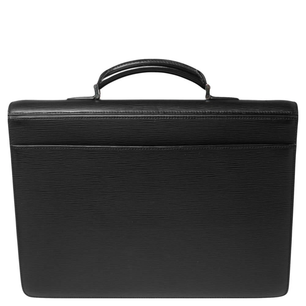 商品[二手商品] Louis Vuitton|Louis Vuitton Black Epi Leather Robusto 1 Briefcase,价格¥4403,第4张图片详细描述