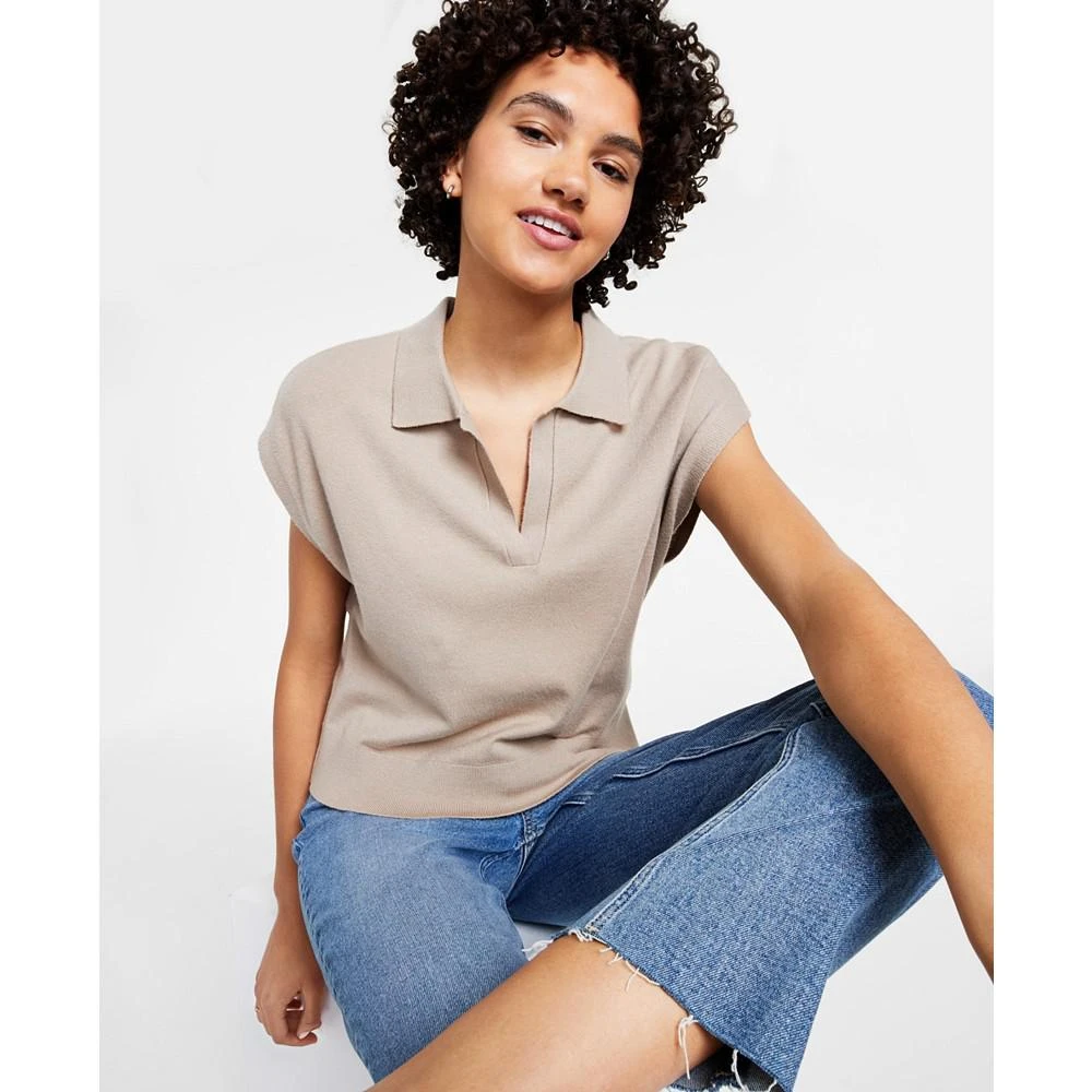 商品Calvin Klein|Women's Sleeveless Polo Vest Top,价格¥269-¥358,第3张图片详细描述