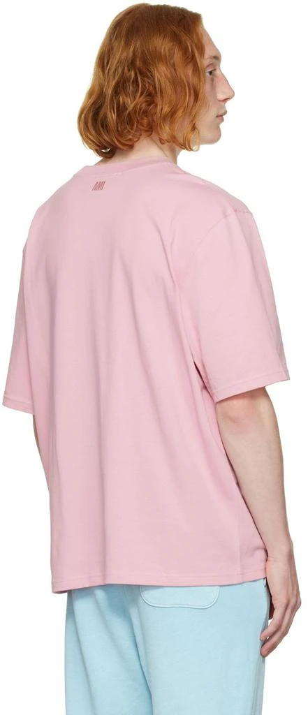 商品AMI|Pink Ami De Cœur T-Shirt,价格¥406,第3张图片详细描述
