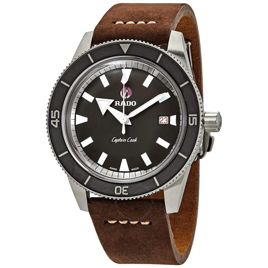 商品Rado|Captain Cook Automatic Grey Dial Men's Watch R32505015,价格¥11173,第1张图片