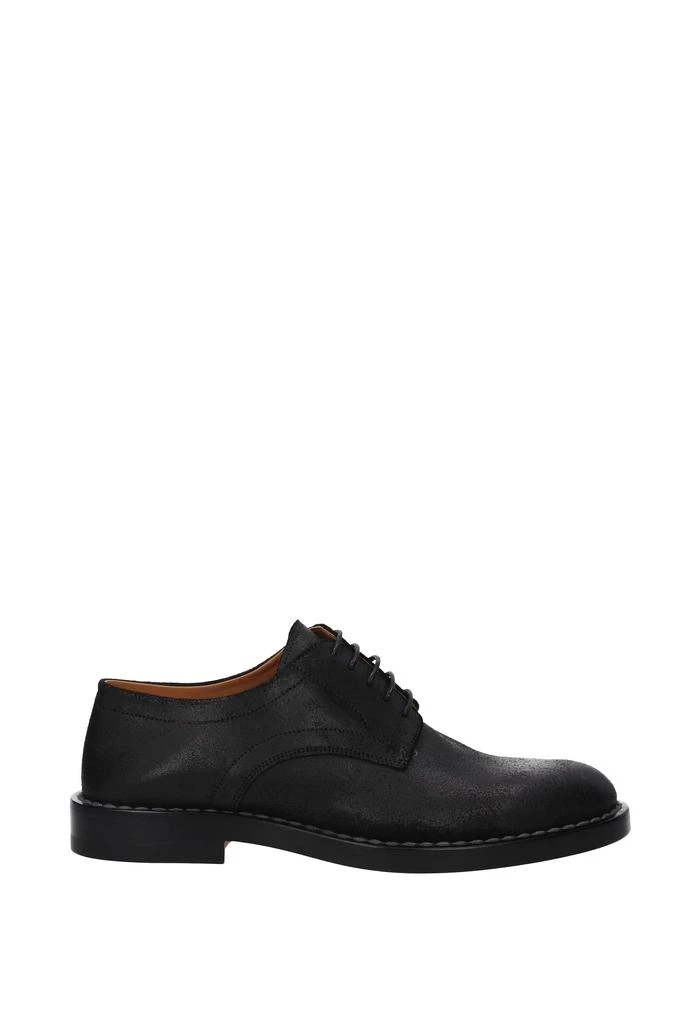 商品MAISON MARGIELA|Lace up and Monkstrap Leather Black,价格¥1999,第1张图片