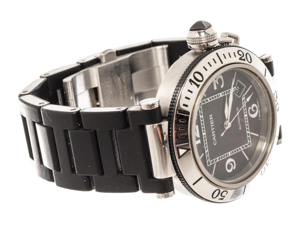 商品[二手商品] Cartier|Cartier Black SS Pasha 40mm Watch,价格¥35851,第2张图片详细描述