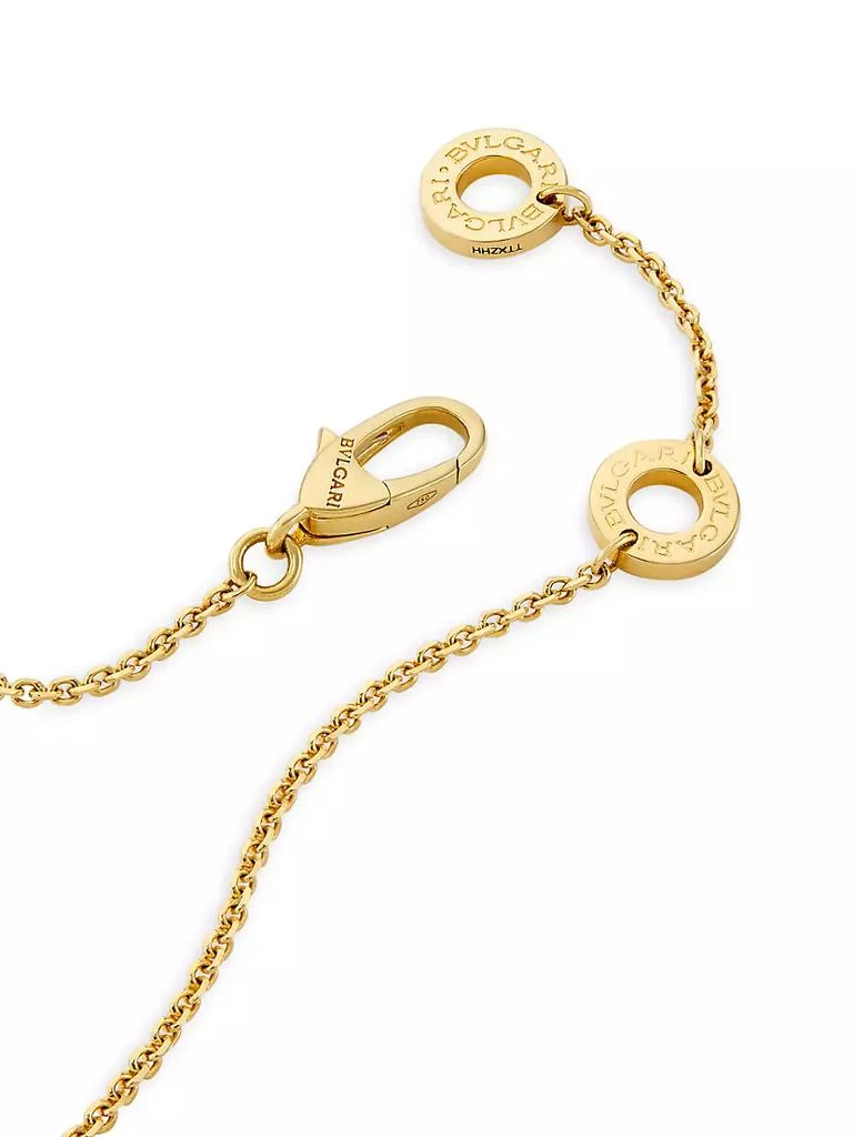 商品BVLGARI|Divas' Dream 18K Yellow Gold, Mother-Of-Pearl, & Diamond Pendant Necklace,价格¥15687,第3张图片详细描述