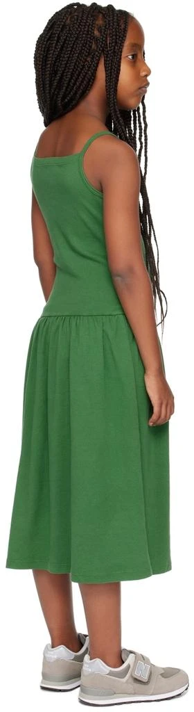 商品Gil Rodriguez|SSENSE Exclusive Kids Green Lapointe Dropwaist Dress,价格¥219,第3张图片详细描述