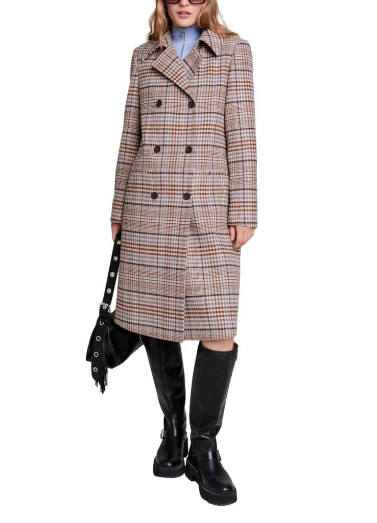 Long checked coat 商品